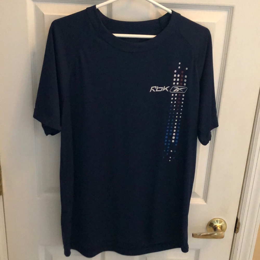 REEBOK RBK Men's short sleeve athletic shirt top size Large?